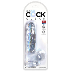 King Cock Gode transparent king Cock 13.5 x 3.5cm